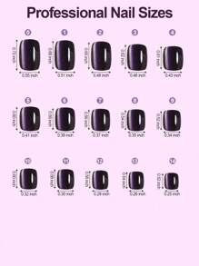 150 pièces d'ongles en gel courts et carrés à effet chat français - 5 couleurs, pointes françaises classiques pointues, extensions d'ongles en gel souples, convient pour la décoration d'ongles d'été des femmes, ongles pressés