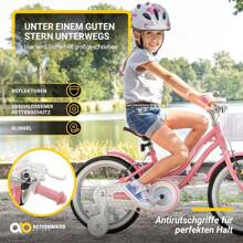 Actionbikes Kinderfahrrad Starlight | 12 Zoll / 16 Zoll / 20 Zoll - V-Brake Bremsen - Schutzblech v. und h. - Kinder Fahrrad für Mädchen und Jungen - Fahrräder - Kinderrad - Jugendrad - Von 2-9 Jahren