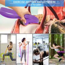 Exercise Bands Resistance Bands Set Stretching Bands For Working Out With Foam Roller Jump Rope Door Anchor Handles Carry Bag Legs Ankle Straps