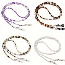 1pc Bohemian Style Colorful Rice Bead Eyewear Chain, Mask Chain, Eyewear Strap, Sunglasses Necklace, Eyewear Strap (Excluding Glasses) Suitable For Giving To Mothers, Wives, And Girls