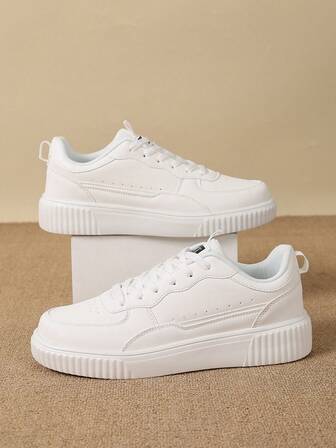 Unisex Shoes Size 36-45, Women's Casual Shoes, Men's Athletic Shoes, Lace-Up Soft Bottom Flat Comfortable Men's Shoes, Lightweight Low-Top Everyday Sneakers