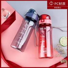 630ml Summer Large Capacity Water Bottle, Outdoor Sports Portable Cup, Heatproof Plastic, Fitness Water Jug For Men & Women, Mountain Bike Cycling