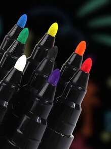 8pcs/Set Erasable Whiteboard Pen Liquid Chalk Square Head With Magnet/Round Head Without Magnet For Blackboard Art Marker Pen Whiteboard Pen