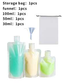30 stuks draagbare hervulbare reisflessen, lekvrije cosmetische vloeistofcontainers, shampoo-dispenser-opbergorganizerset