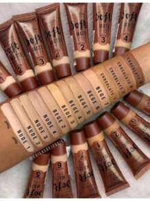 Soft Matte BEIGE/Chocclate Ruby Rose HB-8050 Liquid Foundation - Bege2 - 查看 2
