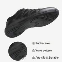 Black Mesh Cheerleading Shoes For Women, Sports Training Dance Ballet Gymnastics Tumbling Flexible Sneakers