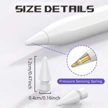 优质 Apple Pencil 替换笔尖，兼容 Apple Pencil Pro、第一代 Apple Pencil、第二代 Apple Pencil、Apple Pencil USB-C
