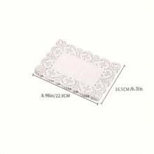 140 Pieces Of Lace Paper Shape, Oil Absorbent Paper Mat, Lace, Fried Snack Cake, Flower Bottom Paper, Baking Paper, Food Mat, Pizza Paper, Cake Mat, Square, Oval, Round Three Shapes Are Available