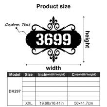 1pc Custom Vintage Metal Doorplate Decorative Art, Rural Street Nameplate Wall Decorations - Personalized Door Numbers And Text - Wall-Mounted Multifunctional Address Signs, House Numbers, Outdoor Address Signs, Farmhouse Door Art Gifts Birthday Graduation - Multicolor - View 61