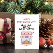 1 件，送给准妈妈的母亲节快乐礼物，来自 Bump 的可爱母亲节卡片，来自你的小宝贝的母亲节快乐 - 均碼 - 查看 4