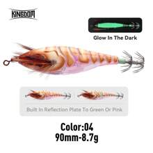 Kingdom Fishing Lure EGIKING SP 5.8g 8.7g 10g Squid Jigs Artificial Squid Hook Jigging Baits Sea Fishing Cuttlefish EGI Luminous - Multicolor - View 27