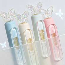 8pcs/4pcs/2pcs/1pc Rotating Butterfly Ballpoint Pens, Gradient Butterfly Push Button Ballpoint Pens, Waterproof Pens For Studying 0.5mm, School/Office Essential, Student Gift - Multicolor - View 6