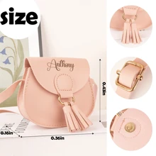 个性化幼儿女童钱包，小女孩钱包，儿童名字钱包，带流苏，字母组合儿童钱包，儿童礼物，斜挎包，定制迷你钱包，幼儿钱包，小女孩钱包，生日礼物，儿童钱包，送给姐姐的礼物，女孩钱包，钱包，女孩配饰，儿童小钱包，迷你手提包，圣诞礼物，新年魅力 - 彩色 - 查看 4