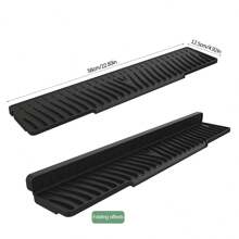 Large Opening Drain Mat, Silicone Sink Drainer Mat, Non-Slip Sloped Drainage Mat For Kitchen - Multicolor - View 9