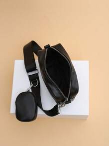 2 stuks heren kleine vierkante tas modieuze crossbody tas effen kleur schoudertas lichtgewicht geschikt voor reizen geschikt voor studenten, middelbare scholieren en middelbare scholieren geschikt voor tieners zomer casual buiten sport of vakantie reizen of afstuderen cadeaus of verjaardag jurk accessoires