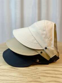 1 件女式卡其色棒球帽,夏季防晒遮阳帽,带马尾辫孔,透气镂空上衣,宽边,适合户外、徒步旅行、跑步,适合春季、夏季、秋季 - 卡其色 - 查看 10