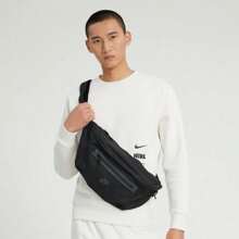 Nike 2024 Men And Women NK ELMNTL PRM WAISTPACK Waist Bag Waist Bag DN2556-010 - Dark Grey - View 8