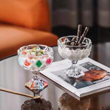 彩色手绘冰淇淋杯，冷饮杯，适用于冰淇淋，酸奶，冰淇淋，9.5盎司/280毫升