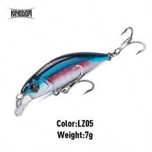 KINGDOM Kingdom Sinking Minnow Wobblers 45/60mm 3.6/7g Far Casting Fishing Lure For Pike/Trout/Bass Crankbaits Slim Body Hard Jerkbaits