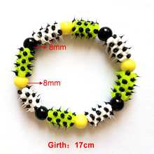 1pc Handmade Soft Silicone Stretchy Beaded Bracelet, Dopamine Design, Simple & Personalized, Smooth Touchable, Vibrant Colors, Suitable For Holiday/Everyday Wear - Round Tube - View 10