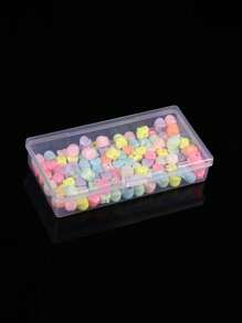 1 pezzo/3 pezzi/20 pezzi Scatole rettangolari in plastica trasparente per la visualizzazione e la conservazione di gioielli e piccoli oggetti