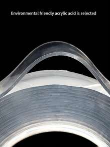 1 件纳米双面胶带，高粘度隐形胶带，厚丙烯酸纳米胶带 - 無色 - 查看 5