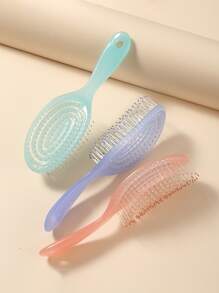 每个人都喜欢这款梳子，它具有可爱精致的镂空设计。它是完美的情人节礼物。它配有头皮按摩功能，可用于干发和湿发。它能有效梳理头发，使头发顺滑无结。其紧凑的尺寸确保了便携性，让您轻松随身携带。 - 彩色 - 查看 12