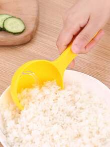 1pc, Rice Spoon, Rice Spoon Mold, Rice Ball Scoop Mold, Cooking Spoon Cooker, Rice Ball Mold For Kitchen, Yellow Non Stick Rice Spoon, Kitchen Supplies School Supplies,Back To School - Yellow - View 6