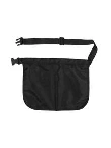 网球球架可调节网球腰包防汗网布球袋匹克球训练收纳袋配件 - 彩色 - 查看 5