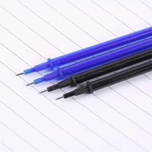 100支0.5毫米可擦凝胶笔芯 - 大容量蓝/黑色墨水，可水洗，非常适合学生书写！开学必备 - 彩色 - 查看 5