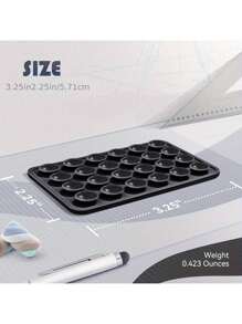 20 pezzi Supporto per telefono e tablet multifunzionale in silicone con ventose, compatibilità universale, rilascio facile, riutilizzabile