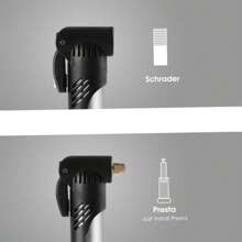 1 szt. Przenośna składana metalowa pompka powietrza do roweru/roweru górskiego/roweru szosowego/roweru składanego/hulajnogi