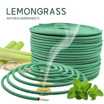 24/45 pièces disques d'encens en spirale à la citronnelle - répulsif anti-moustiques à base d'ingrédients naturels pour patio/terrasse, fabriqué avec de l'huile de citronnelle, sans DEET - article d'extérieur, de camping et de maison