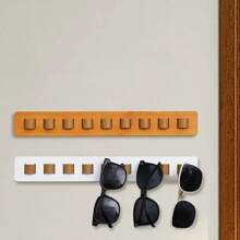 Wooden Eyeglass Storage Rack Wall Mounted Eyeglass Rack Household Sunglasses Sunglasses Storage Rack Glasses Display - Black - View 5