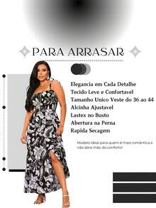 Women's Loose Printed Dress With Adjustable Straps Black/White