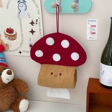 1 pieza Portarrollos de papel higiénico de pared creativo y de alta calidad con diseño lindo de seta