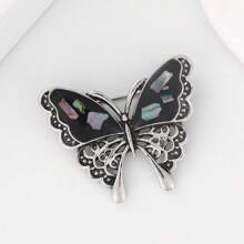 1 件时尚复古昆虫蝴蝶合金胸针适合女性日常佩戴 - 胸針 - 查看 2