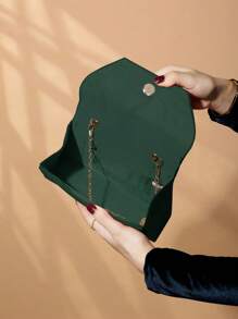 REMANLAND 1 pezzo Elegante pochette da sera in velluto a coste scintillante, borsa da donna per feste e matrimoni