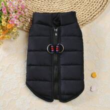 Waterproof Pet Jacket Winter Warm Puppy Clothes Puppy Cat Vest Pet Soft Coat Cold Weather Christmas Gift - Màu Hoa hồng đỏ - Xem 7