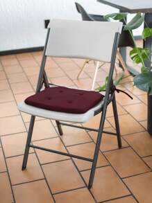 Cojín para Silla, Capitonado (4 piezas) - Tinto - Ver 2