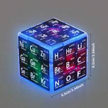 3x3x3 Chemical Element Magic Cube, Creative Puzzle Toy, Suitable For Students And Adults, Learning Supplies, Back To School Essential
