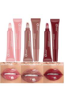 O'CHEAL 1pc 保湿唇膏透明保湿唇油 - 彩色 - 查看 14