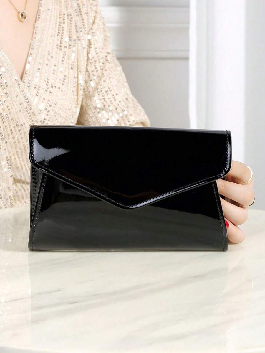 Cute, Charming Minimalist PU Material Square Handbag, Magnetic Closure, Elegant & Fashionable Party Clutch, Suitable For Women's Birthday, Evening Events Shoulder Bag