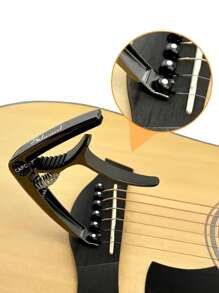 1 مشبك جيتار محفور باسم مخصص، مشبك جيتار كهربائي شخصي، مشبك محفور مخصص لهدايا الموسيقى للجيتار، أفضل مشبك قابل للتخصيص للجيتار، 7 * 9 سم، 3 أنماط، أسود/فضي/خشبي، مشبك جيتار للجيتار الصوتي، هدية عيد الأم - النمط أ - مشاهدة 4