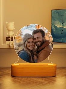 Personalized Nightlight With Photo - Custom Acrylic Panel Picture Frame, Personalized Photo Gift, Valentine's Day, Mother's Day, Birthday, Valentine's Day, Valentine's Day Decoration Gifts Graduation