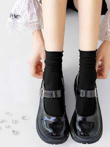 1 para miękkich białych skarpetek do połowy łydki dla kobiet, cienkie i modne skarpetki sportowe, skarpetki do kolan, skarpetki unisex dla par, podwójnie tkane, całoroczne