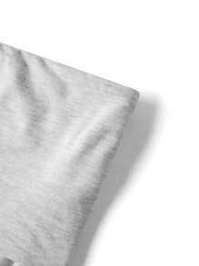 Women Y2k Fold Over Shorts Striped/Plaid/Solid Color Low Rise Stretch Lounge Shorts Boy Shorts Slim Fit Pajamas Bottoms Micro Shorts Sleepwear Summer Going Out Yoga Shorts Daily Casual Wear - 灰色 - 查看 6