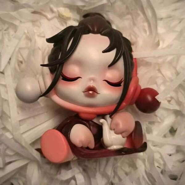 Caixa cega para ornamentos de estilo antigo da série Plum Blossom SP11, itens colecionáveis adoráveis
