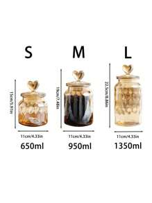 1 lọ thủy tinh có nắp đậy bằng nút bần cao su, dùng để đựng gia vị, muối, đường, cà phê, trà, kẹo, hộp đựng thực phẩm 500ml/800ml/1200ml - Nhiều màu - Xem 9