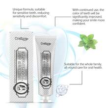 oralhoe 薄荷牙膏，美白薄荷清新牙膏深层清洁护理牙齿和口腔卫生，美白牙齿和去除污渍，牙齿护理 - 白色 - 查看 7